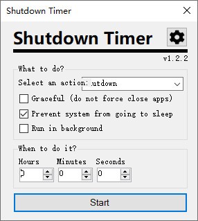 Shutdown Timer Classic(定时关机工具)
